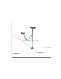 Linea light tr4119-9 single support ceiling line rust
